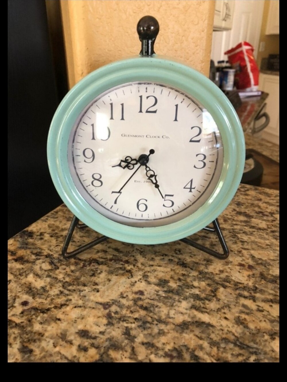 Teal clock